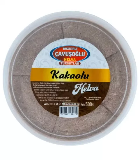 Çavuşoğlu Kakaolu Tahinli Helva 500g