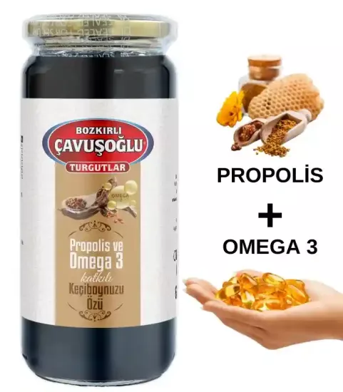 Propolis ve Omega 3 Katkılı Keçiboynuzu Özü (Harnup Özü) 630 g